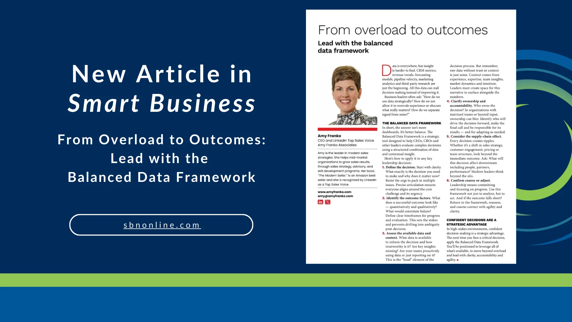 Guest Article: The Balanced Data Framework